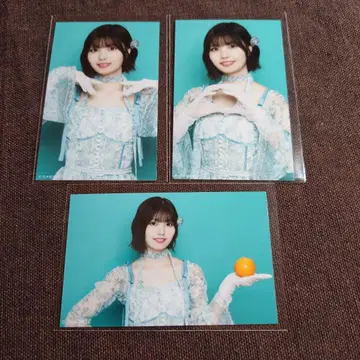 노기자카 나카니시 아루노 네이블 오렌지 미니 사진 컴프