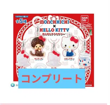 가챠 몽치치 헬로키티 메지루시 액세서리 컴플리트 전 5종 2