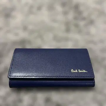 폴스미스 Paul Smith 시티 엠보싱 키케이스 네이비