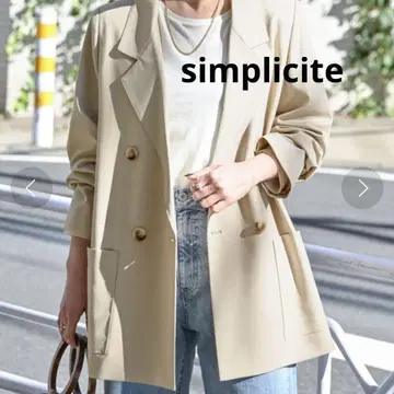 [ 세탁 가능 ] 샘플리시테 심플리시티에 테일러드 자켓 베이지