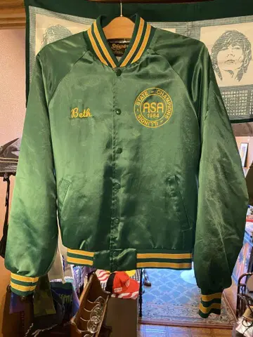 빈티지 나일론 바시티 자켓 스윙스타 80s USA