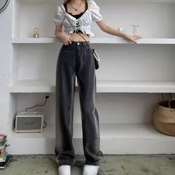 ALBEDO 그라데이션 데님 팬츠