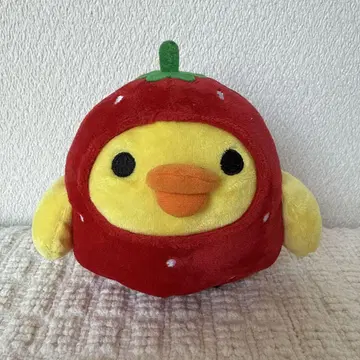 리락쿠마 모으기 봉제 인형 키이로이토리 딸기