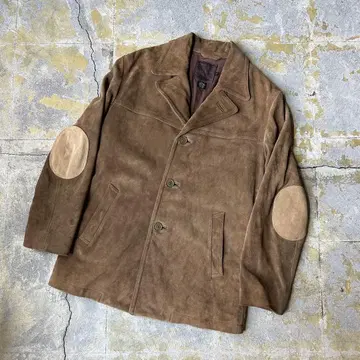 90S USA J.CREW 스웨이드 카 코트 자켓