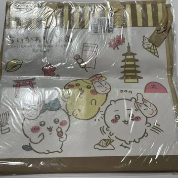치이카와(먼작귀) 모구모구 본포 부직포 백 모구모구 여우 가면