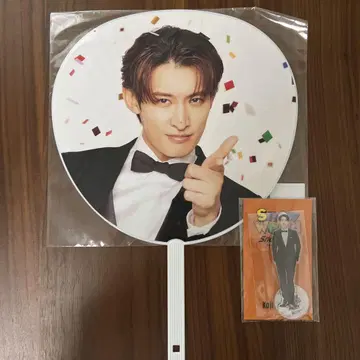SnowMan 스노우 월드 무카이 코지 점보 부채 아크릴 스탠드