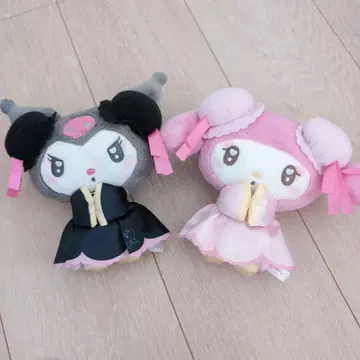 마이멜로디 쿠로미 큐루룬 중화 봉제 인형