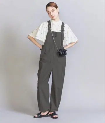 새상품급 [BEAUTY&YOUTH] 나일론 카고 오버롤