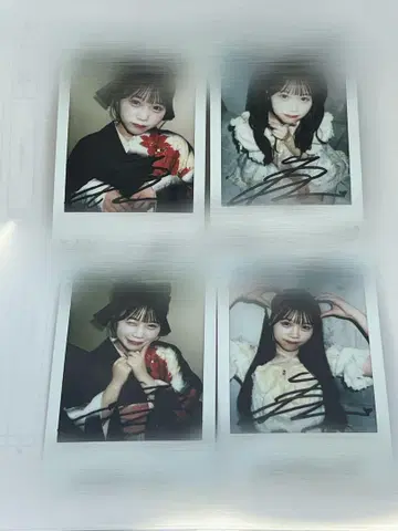 Onephony 키즈키 리세이 친필 사인 폴라로이드