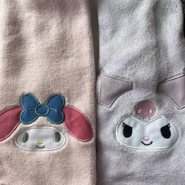 새상품 마이멜로디 쿠로미 페이스 타월 극세사 수분 흡수 속건성