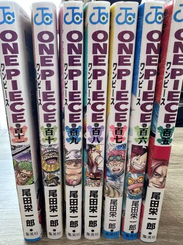ONE PIECE 105권부터 111권 세트