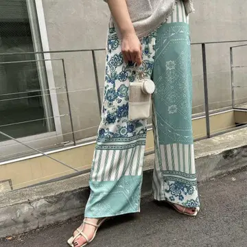 반다나 스카프 팬츠