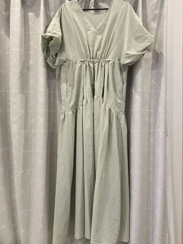 mystic 드로스트 개더 원피스