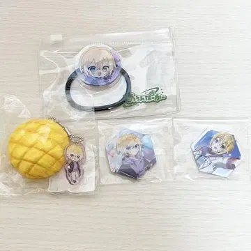 멜론파커 놋키 머리끈 멜론빵 스퀴즈 마그넷 키미유메