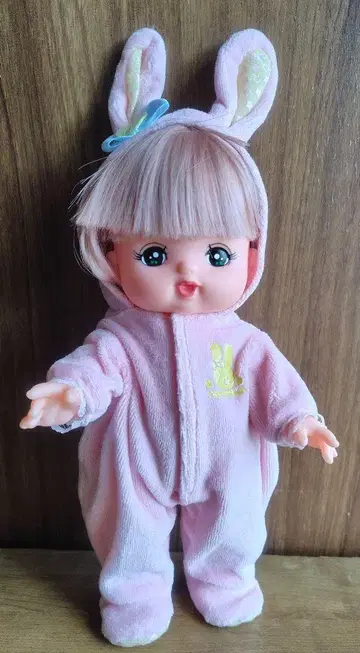 멜짱 본체 롱 헤어 토끼 귀 올인원 세트