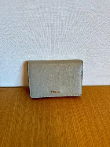 FURLA 훌라 명함지갑 카드 케이스 그레이 베이지