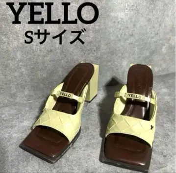 슬림 레그 효과 YELLO 웨어 샌들 S 사이즈 라이트 그린 안정감