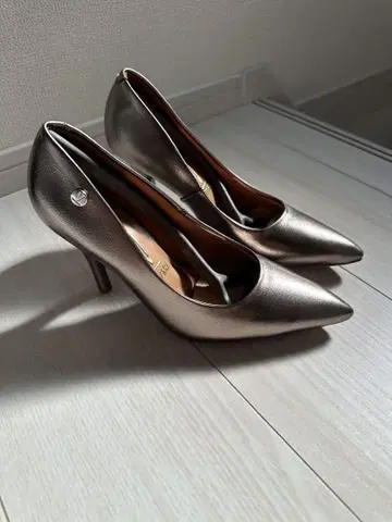 슬림 레그 효과 그래파이트 컬러 하이힐 펌프스 23cm