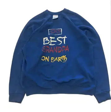 Tultex 래글런 맨투맨 BEST GRANDPA ON EARTH