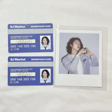 SUPERJUNIOR SJ Market 구매 혜택 폴라로이드 희철