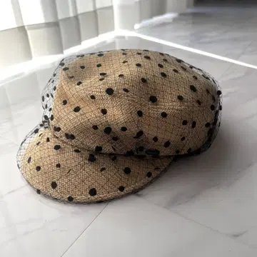 새상품급 CA4LA 튤도트 밀짚모자 헌팅 캡