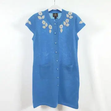 ROYAL ALPACA 알파카 100% 핸드 니트 베스트 롱 베스트 M