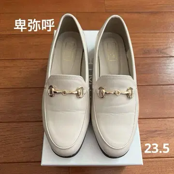 히미코 레인 슈즈 아이보리 23.5 미사용품