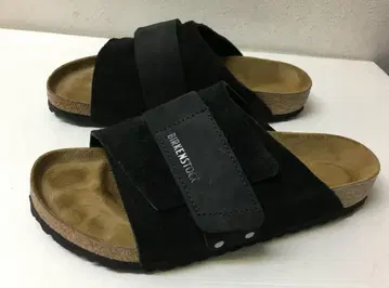 버켄스탁 스웨이드 가죽 KYOTO 샌들 블랙 40