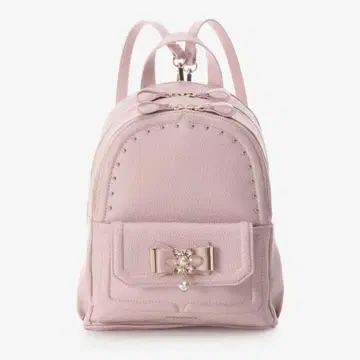 사만사 베가 셀러브리티 비쥬 리본 백팩 핑크