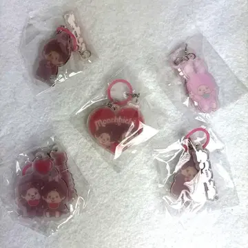 Monchhichi 아크릴 메지루시 5개 세트