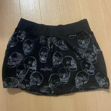 Hysteric glamour 미니 스커트 스컬
