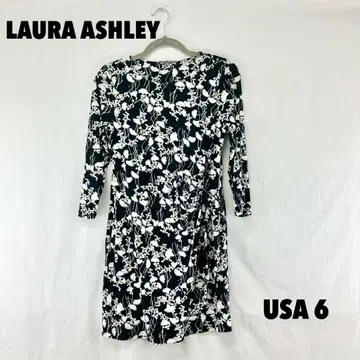 W0322T LAURA ASHLEY 무릎 기장 원피스