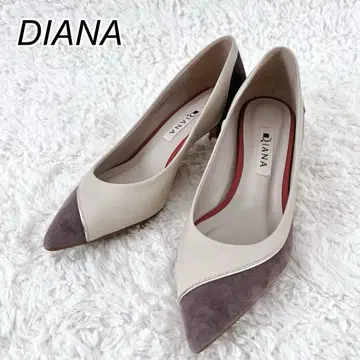 (새상품급) DIANA 다이애나 스틸레토 트위드 실버 22cm