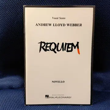 REQUIEM 로이드 웨버: 레퀴엠 보컬 스코어 악보
