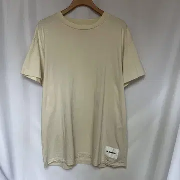 JIL SANDER 팩 T셔츠 1장만 아이보리 M