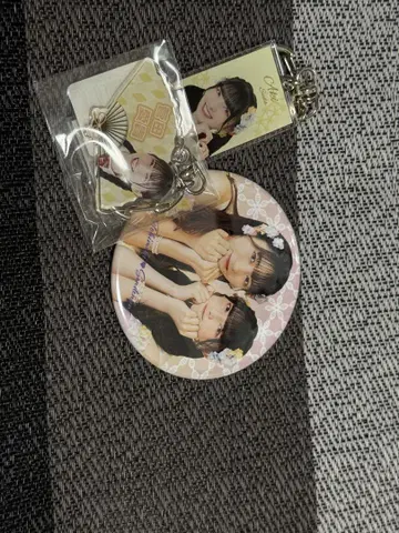아이돌 사진 키링 2개 세트