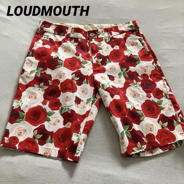 LOUDMOUTH 라우드마우스 숏팬츠 M 올 패턴 장미 골프웨어