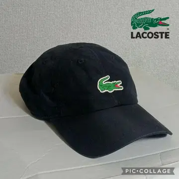 새상품급 LACOSTE 캡 블랙