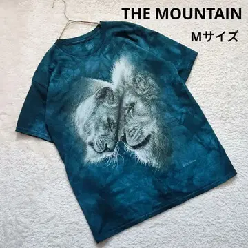 THE MOUNTAIN 반팔 티셔츠 라이온 그린 계열 M 사이즈
