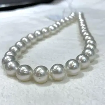 [도쿄 전시회 가격] 남양 진주 화이트 펄 목걸이 10mm