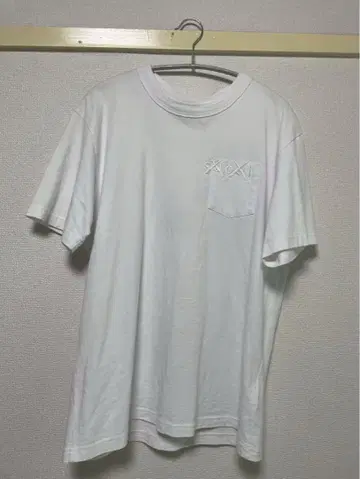 sacai KAWS Embroidery T-Shirt 'White'