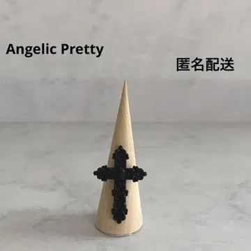 Angelic Pretty Brilliant cross 반지 블랙
