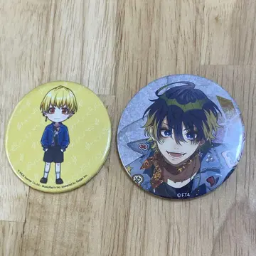 HoneyWorks FT4 캔뱃지 하니와 MEGU YUI 2개 세트