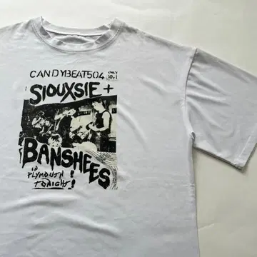 Siouxsie and the Banshees 티셔츠 화이트 밴드