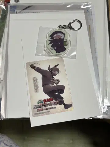 닌타마 란타로 체험전 회고의 단 특전 카드 잣토 콘나몬 아크릴 키링