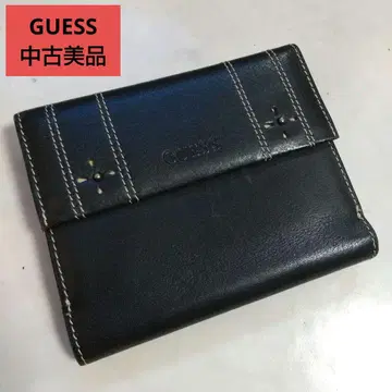 GUESS 게스 새상품급 중고 남녀 공용 3단 폴더형 지갑 가죽