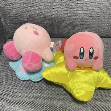 커비 봉제 인형 2개 세트