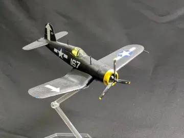 미 해병대 F4U-1D 커세어 1/72 프라모델 페인팅 완료품