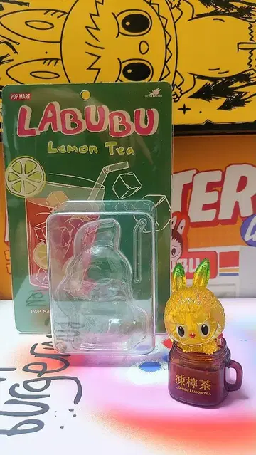 POP MART LABUBU 레몬 티 피규어