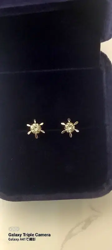 다이아 귀걸이 플래티넘